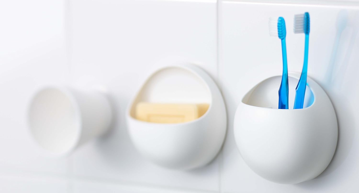 SANEI Agua senha Brush Holder Color Blanco (Japón Importación)