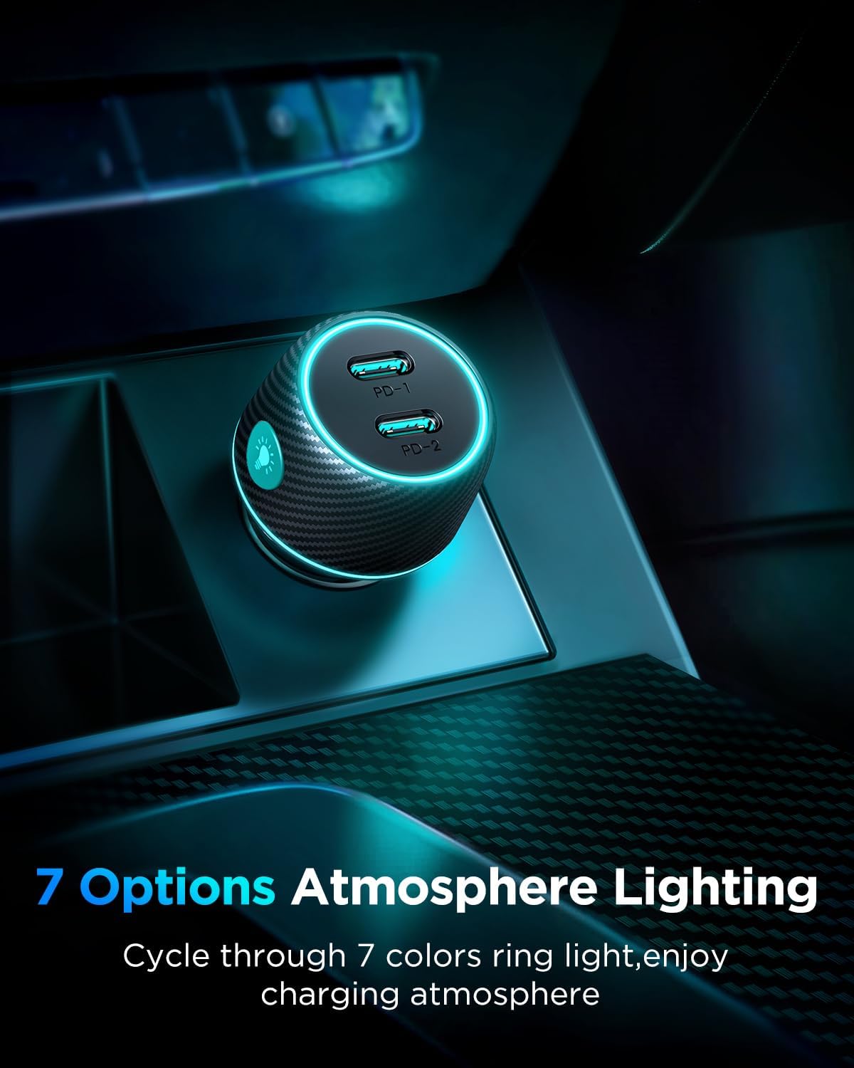 JOYROOM Cargador de coche USB C C 8
