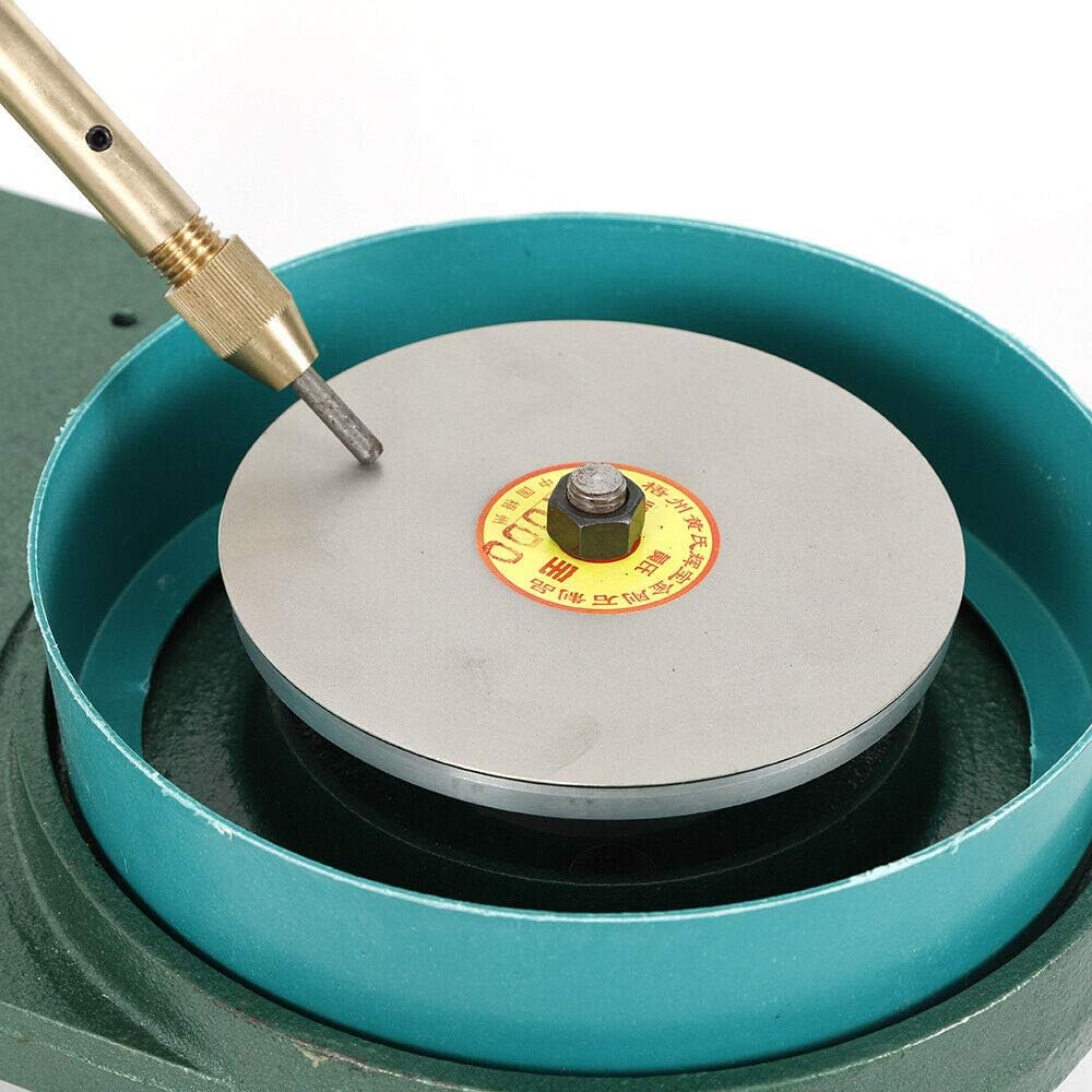 HENHAIY Máquina de facetado de gemas, pulidora de corte lapidario de joyería de 180W, máquina pulidora de piedras preciosas DIY, Máquina de facetado