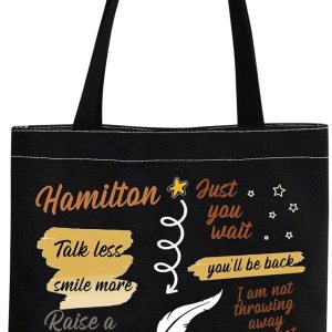 MNIGIU Hamilton Musical Merch Hamilton Broadway Theatre Gift Bolsa de mano Hamilton Regalo para fanáticos de Hamilton MNIGIU Hamilton Musical Merch Hamilton Broadway Theatre Gift Bolsa de mano Hamilton Regalo para fanáticos de Hamilton
