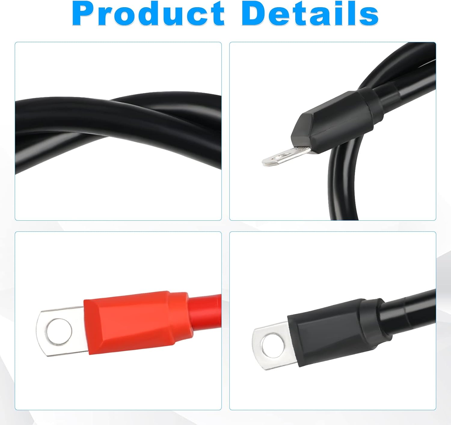 Kits de cableado de cables de batería compatibles con carritos de golf EZGO TXT 1994-2023 36 voltios 36 V y 48 voltios 48 V, con carrito de golf