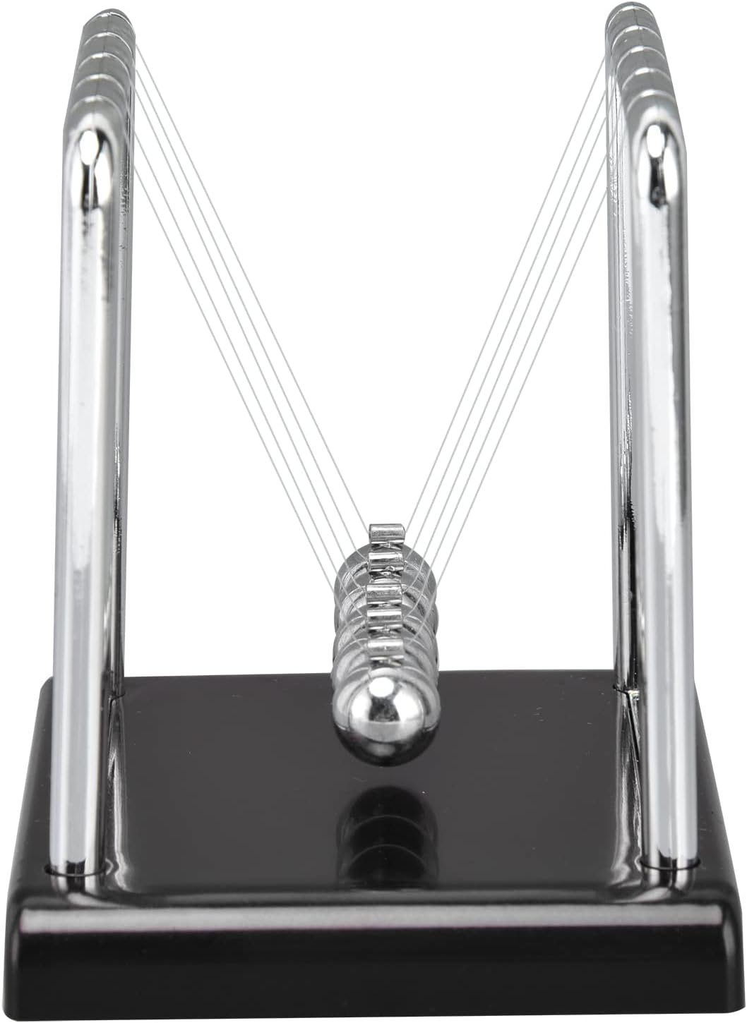Pissente Bola de péndulo de equilibrio, bolas de péndulo de metal de equilibrio de cuna de Newtons, juegos de oficina, decoración de escritorio,