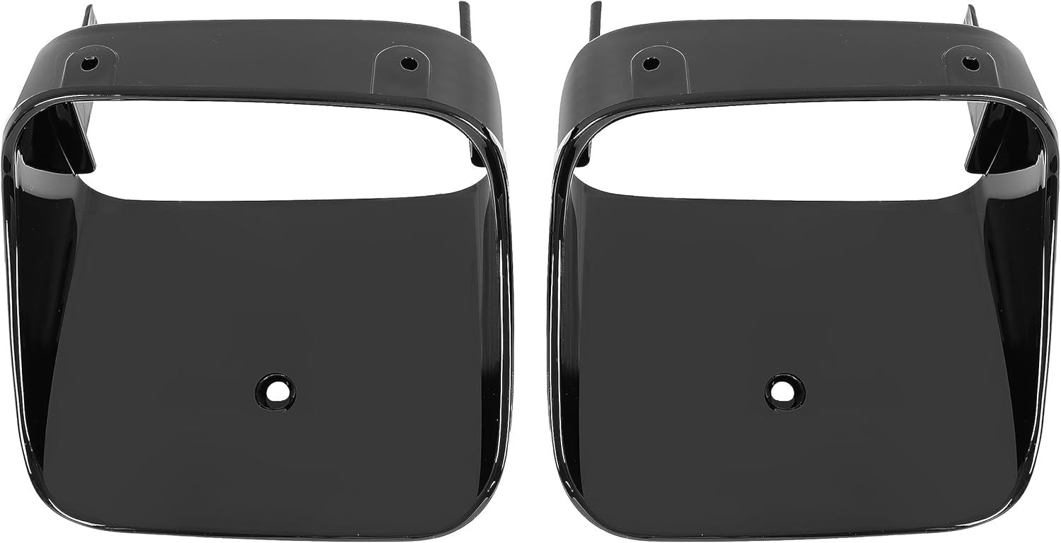 HECASA Bisel para faros delanteros+bisel de luz de parque compatible con Chevy Chevrolet Camaro Z28 1978-1981 Luces de posición laterales de