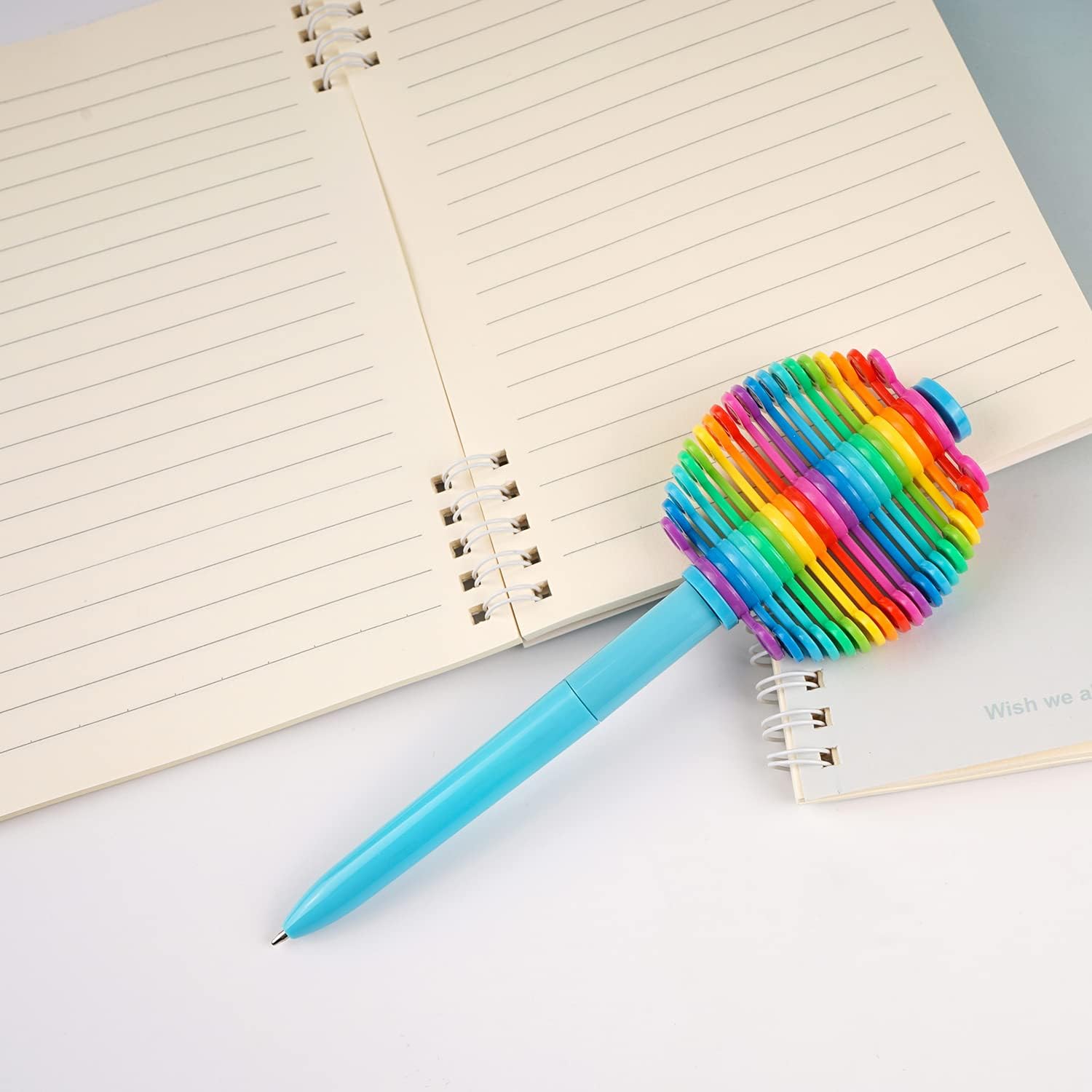5 bolígrafos para ansiedad, bolígrafo de descompresión, bolígrafo de escritura multifunción, bolígrafo multicolor para juguetes de escritorio de
