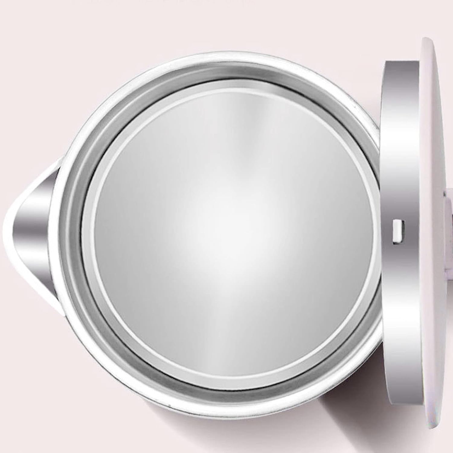 Hervidor eléctrico, caldera de agua eléctrica 4 protección de seguridad 2.3L para dormitorio (rosa)
