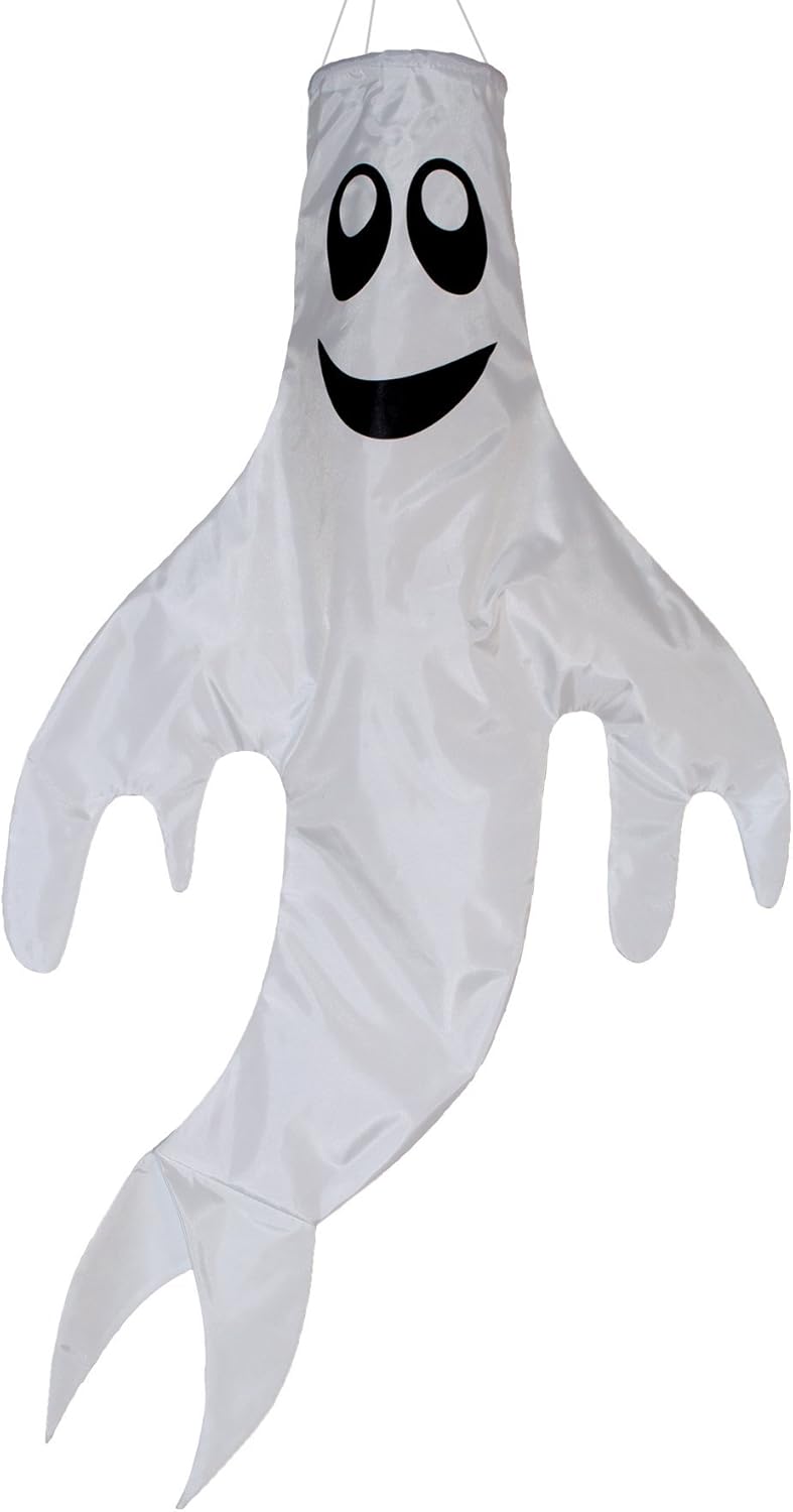 In the Breeze – Pequeño fantasma de 18 pulgadas para Halloween, decoración.