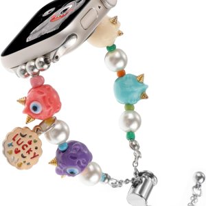 REALSIGN Colorida pulsera de demonio compatible con Apple Watch Band 1.496 pulgadas, 1.575 pulgadas, 1.614 pulgadas, bonita y alegre pulsera de REALSIGN Colorida pulsera de demonio compatible con Apple Watch Band 1.496 pulgadas, 1.575 pulgadas, 1.614 pulgadas, bonita y alegre pulsera de