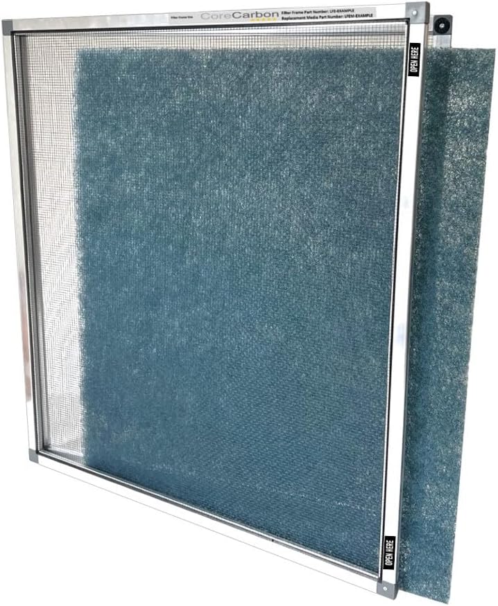 9289LFE – Sistema de marco de filtro para todo el hogar con medios de filtro lavablesreutilizables, repuesto compatible para filtro de bobina de