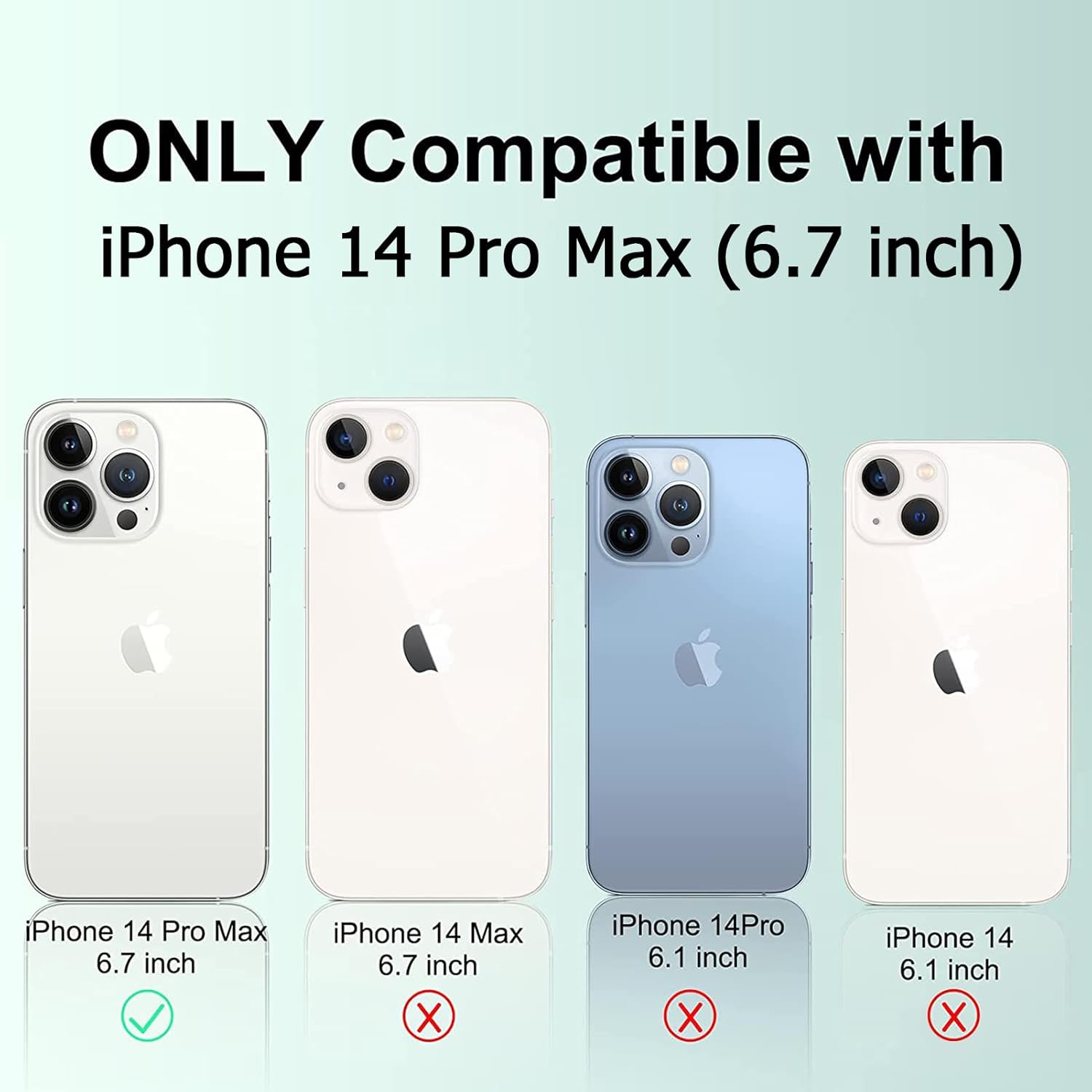 Funda de batería para iPhone 14 Pro Max, mejorada de 8500 mAh, ultrafina, portátil, funda protectora de carga inteligente compatible con iPhone 14