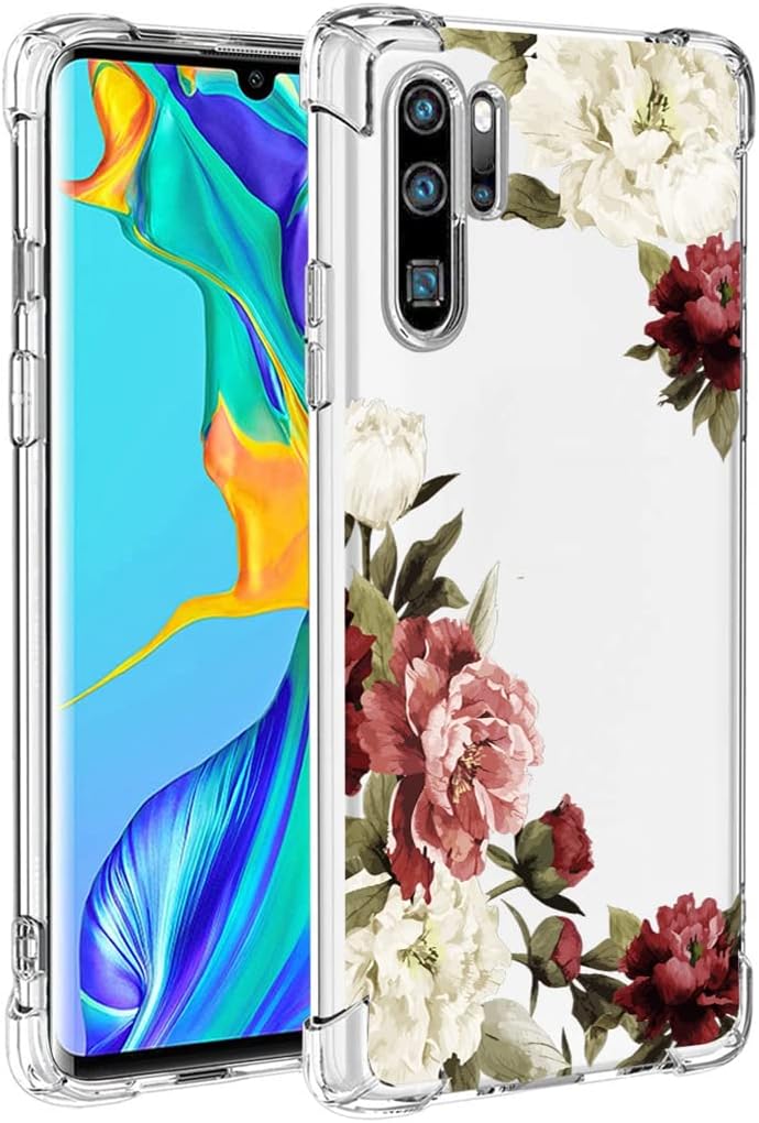 Funda transparente para Huawei P30 Pro VOG-L29 VOG-L04 para niñas y mujeres, TPU suave a prueba de golpes, funda protectora transparente para Huawei