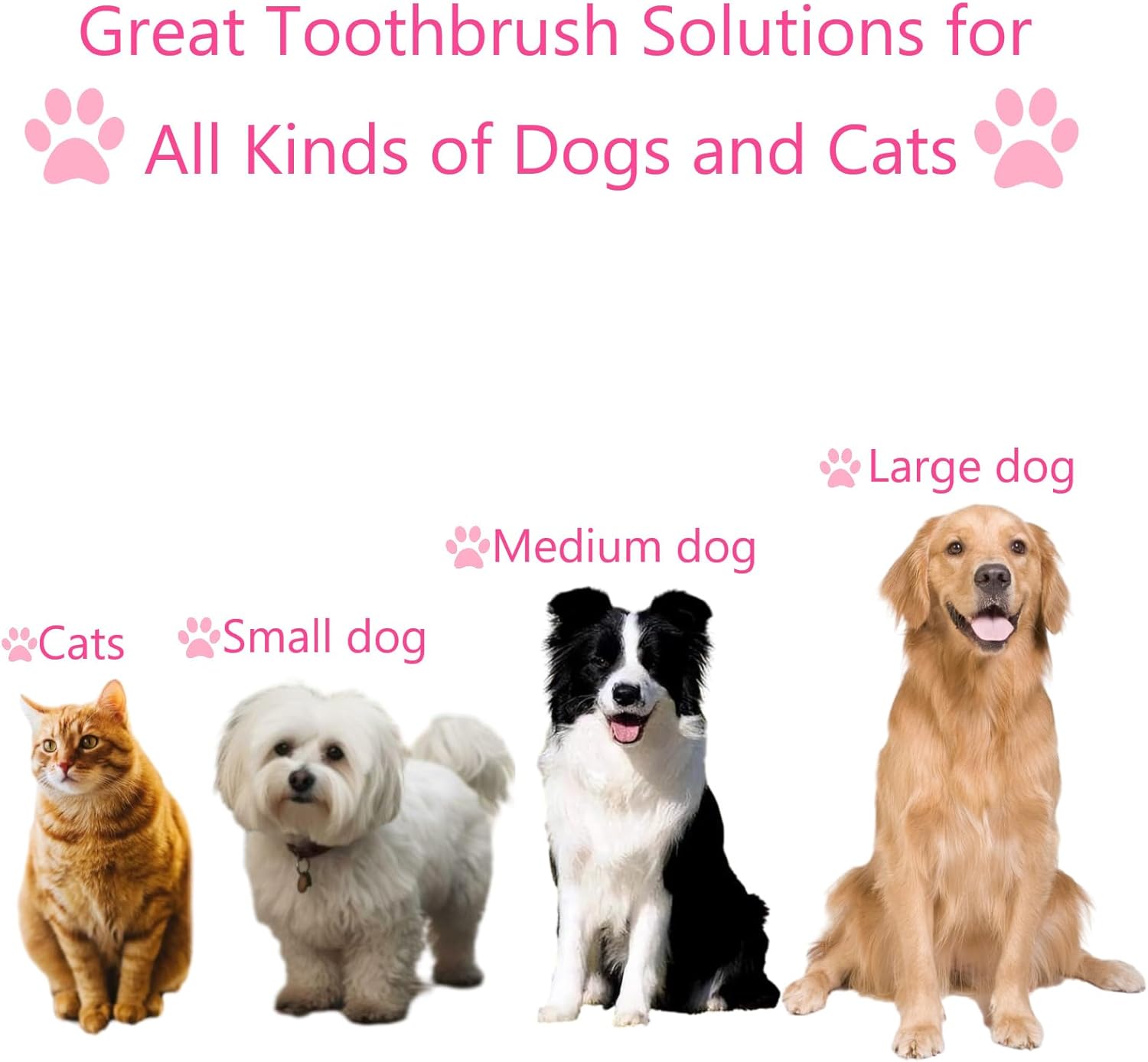 Cepillo de dientes redondo 360 para perros, cerdas suaves de silicona para limpieza de dientes, kit de cepillado de dientes de perro para razas