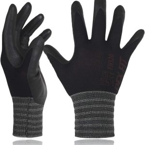 DEX FIT FN320 – Guantes de trabajo de nitrilo, ajuste elástico 3D, agarre de potencia, recubierto de espuma resistente, fino y ligero de nailon DEX FIT FN320 – Guantes de trabajo de nitrilo, ajuste elástico 3D, agarre de potencia, recubierto de espuma resistente, fino y ligero de nailon