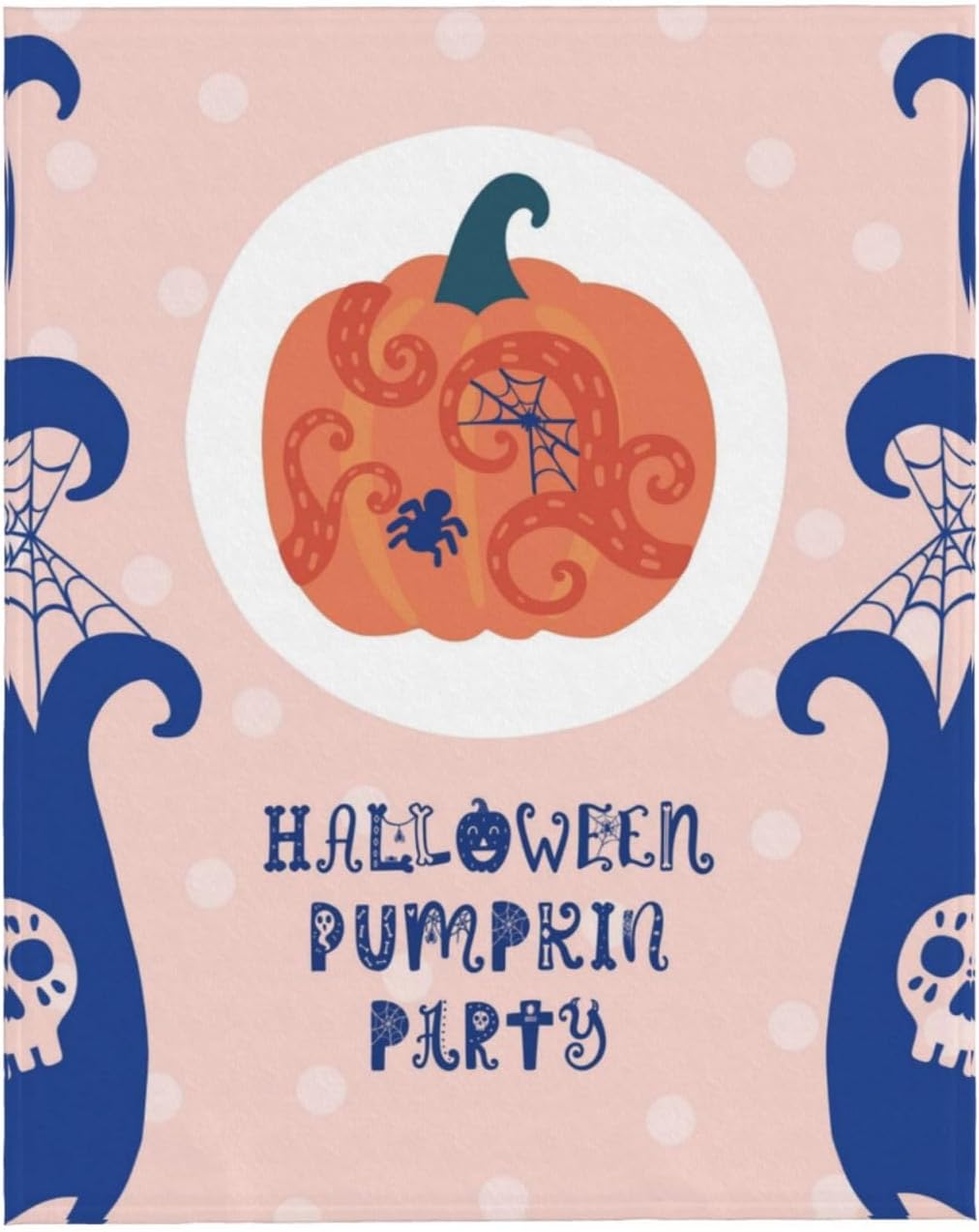 Manta de calabaza para mujer, suave manta de forro polar de verano, lavable, manta ligera de viaje para sofá, cama, sillón durante todas las