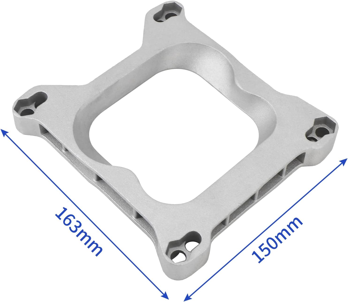 1932 Kit adaptador de junta de carburador de 34″ 4Bbl a 4Bbl, plata