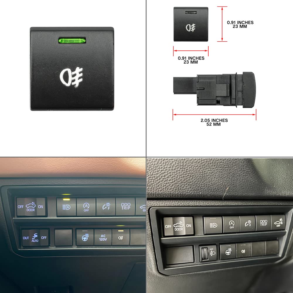 NSLUMO H10 H12 – Conector de arnés de cableado de relé de luz antiniebla con interruptor de encendidoapagado para 2019+ Toyo’ta RAV4 Corolla Tundra
