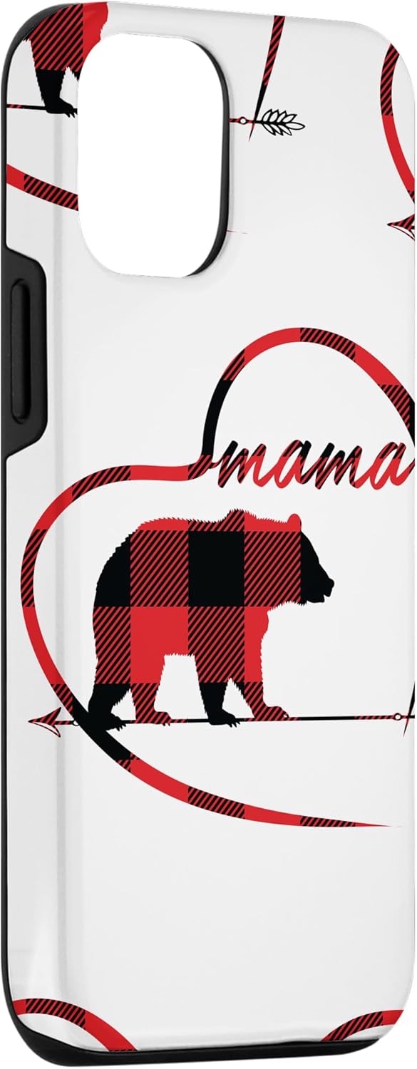 iPhone 13 Mama Bear Fundas para teléfono Nueva mamá regalos mujeres mamá oso teléfono caso
