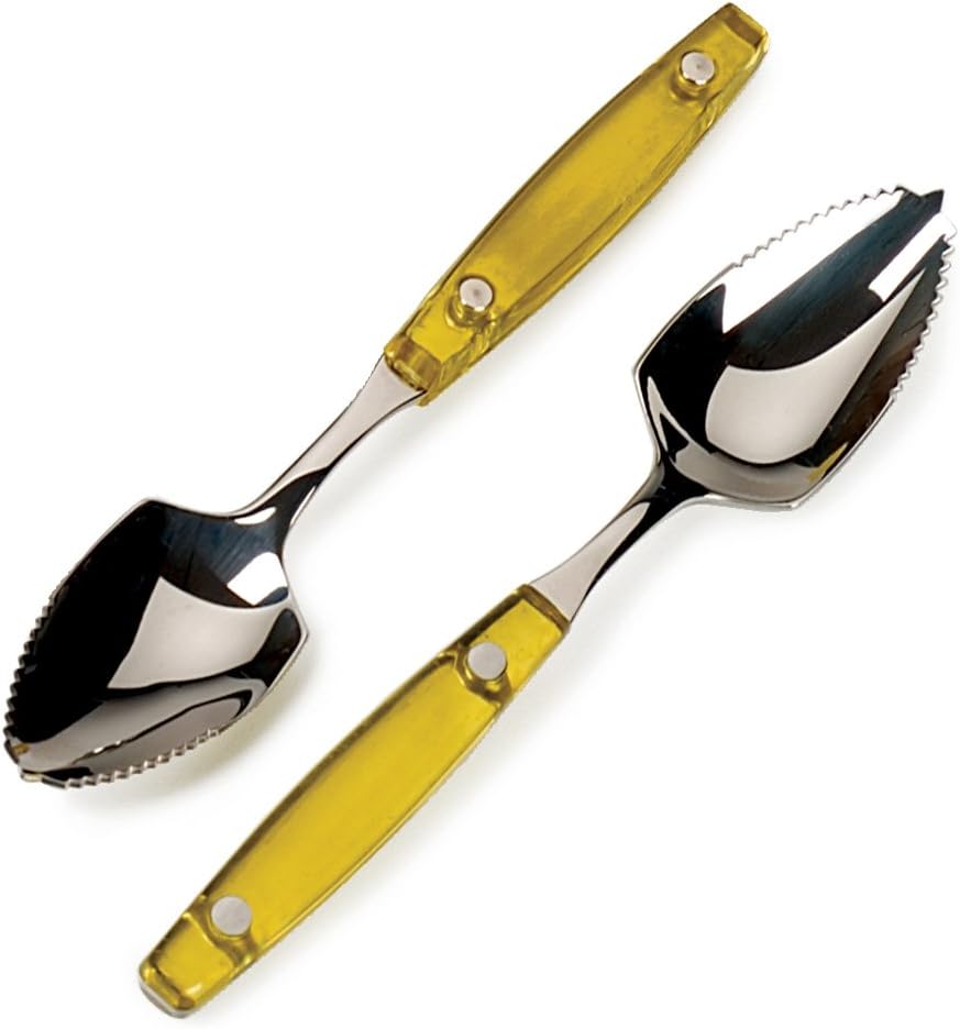 RSVP International Endurance Grapefruit Tool Collection – Juego de cucharas de acero inoxidable, apto para lavavajillas