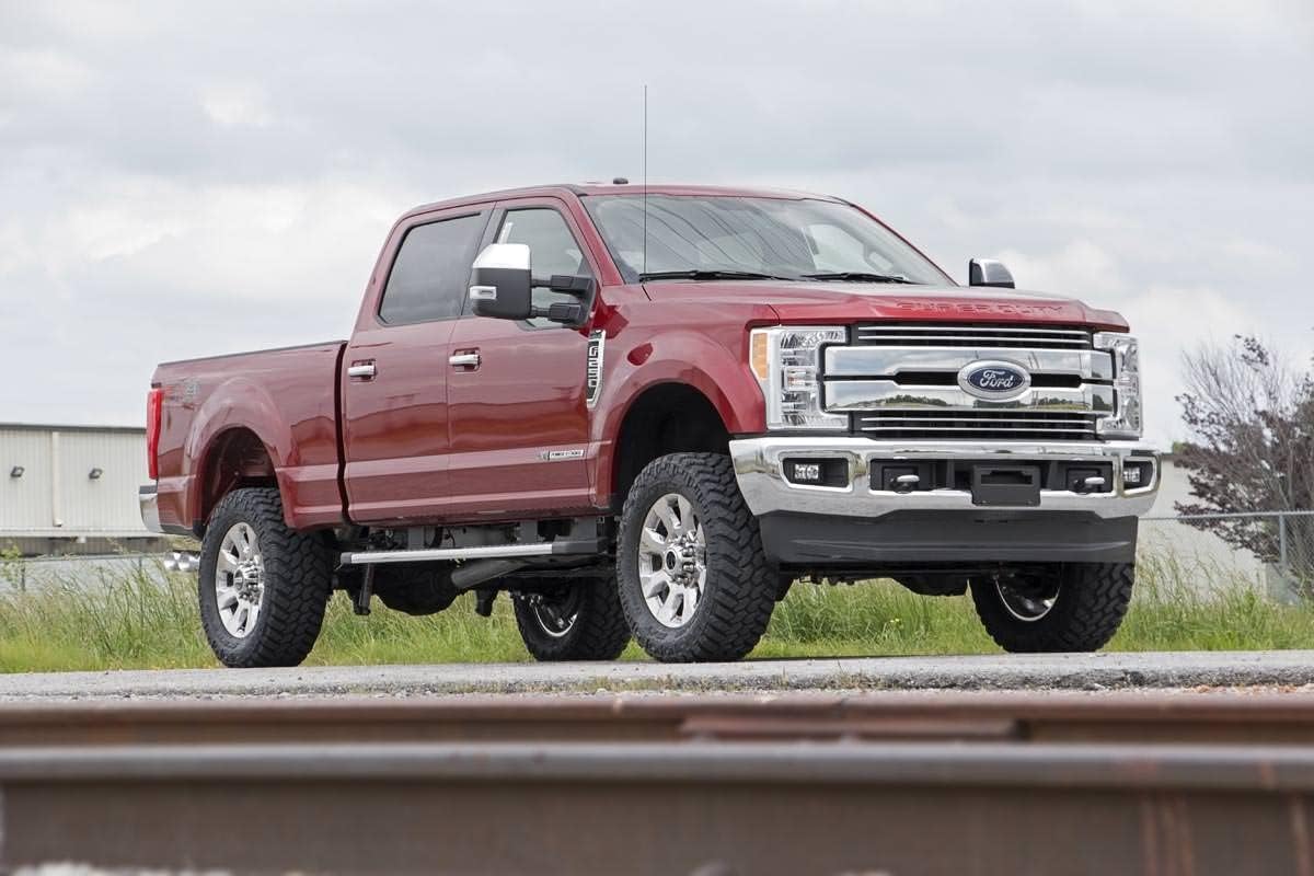 Rough Country Kit de elevación de 3 pulgadas para Ford F-250 Super Duty 2017-2022  Diesel – 50221