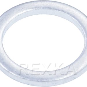 Rexka Junta de tapón de drenaje de aceite de aluminio, arandela de aluminio de 0.709 in para caja de transferencia Toyota 90430-18008 90430-A0003 Rexka Junta de tapón de drenaje de aceite de aluminio, arandela de aluminio de 0.709 in para caja de transferencia Toyota 90430-18008 90430-A0003