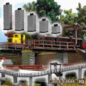 5 Pilares de rampa puente 5 Pilares de rampa puente