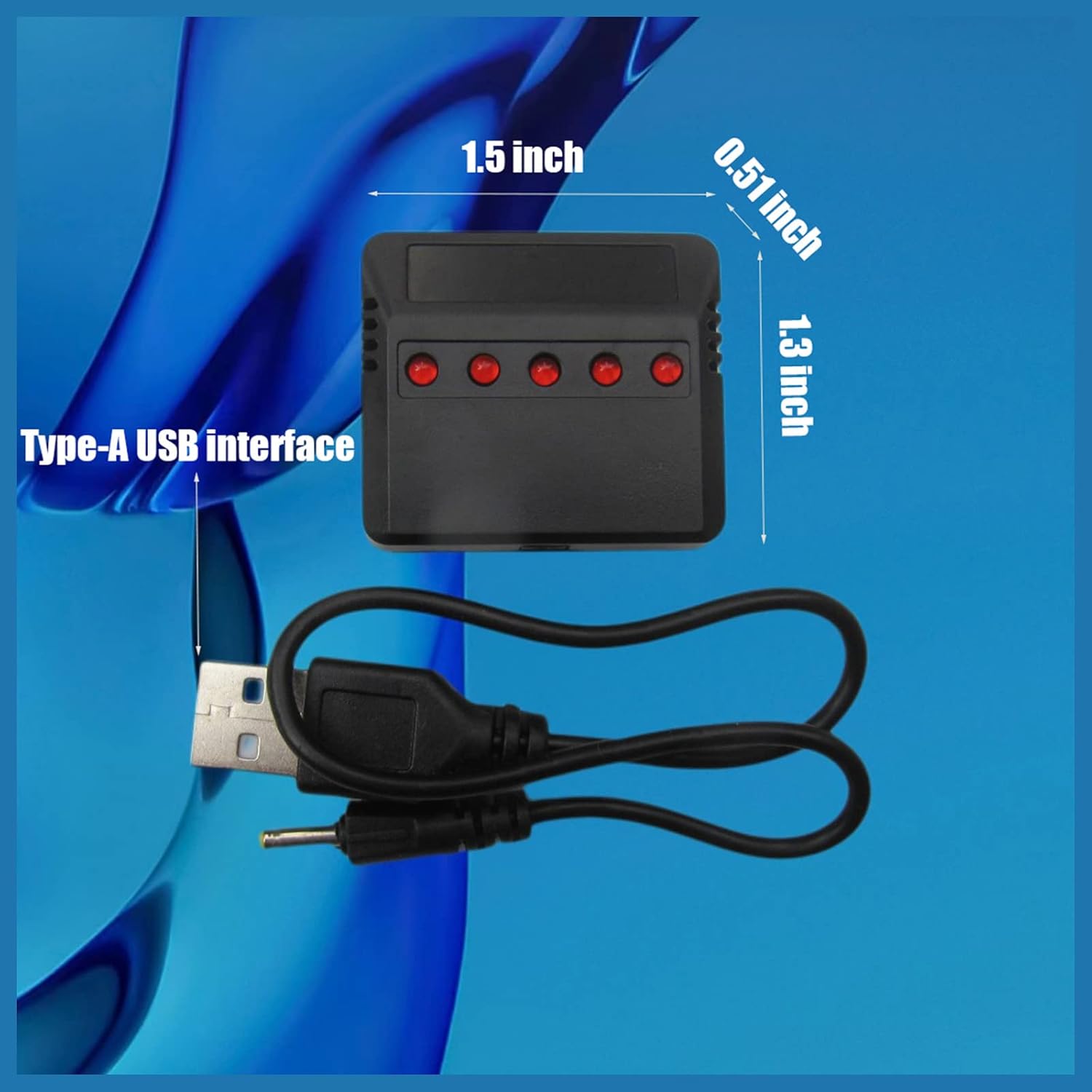 5pcs 800mAh batería de litio y cargador de batería para Syma X5C X5C-1 X5 X5SW X5SC V930 FQ36 CW4 SS40 S5C S5W RC Quadcopter Batería