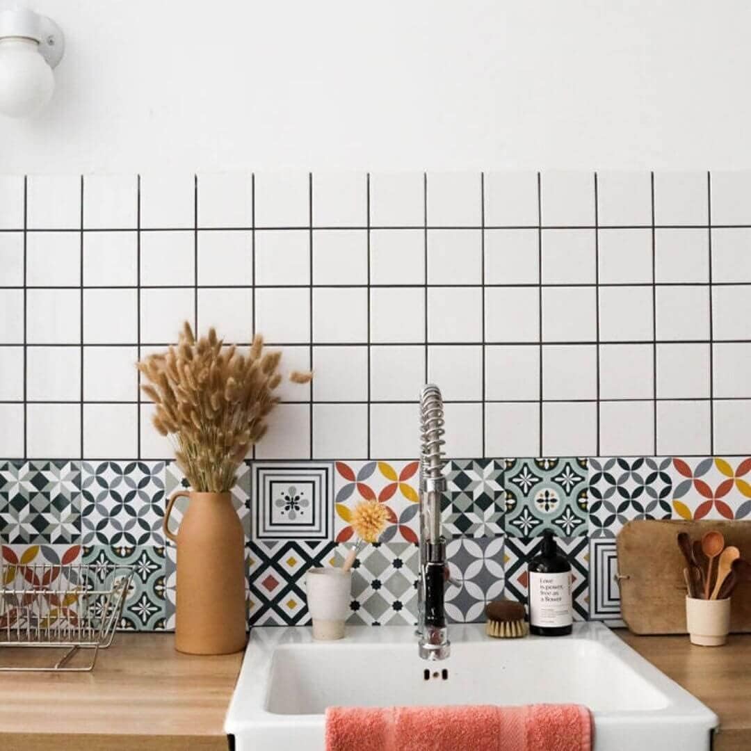 Pegatinas para azulejos 15 X 5.9 in – Azulejos estrellados