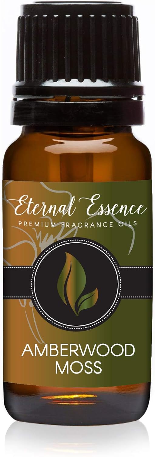 Amberwood Moss – Aceites aromáticos de primera calidad, 0.3 onzas líquidas, aceite perfumado