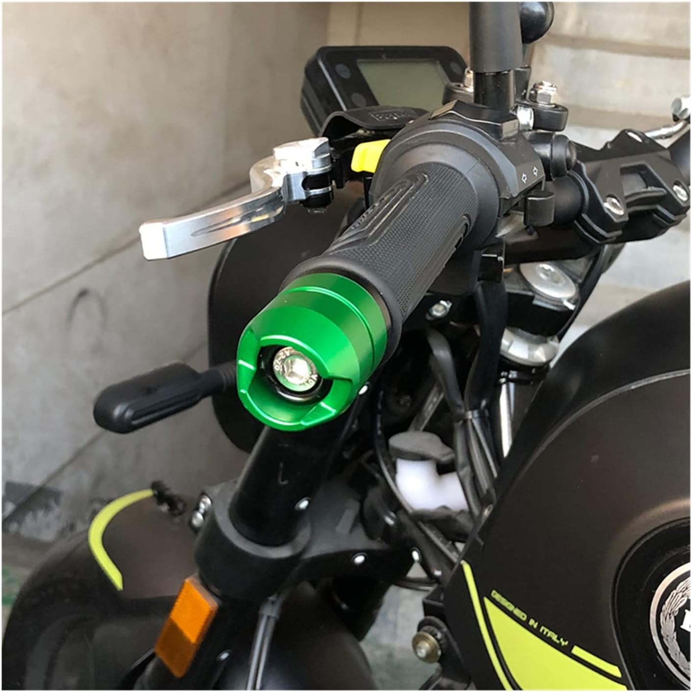 LCCDZ Compatible con Kawasaki Z900 Z750 Z900RS Z800 Z1000 Z1000SX Z400 Contrapeso de motocicleta Agarres Manillar Tapas de extremo de la barra de la