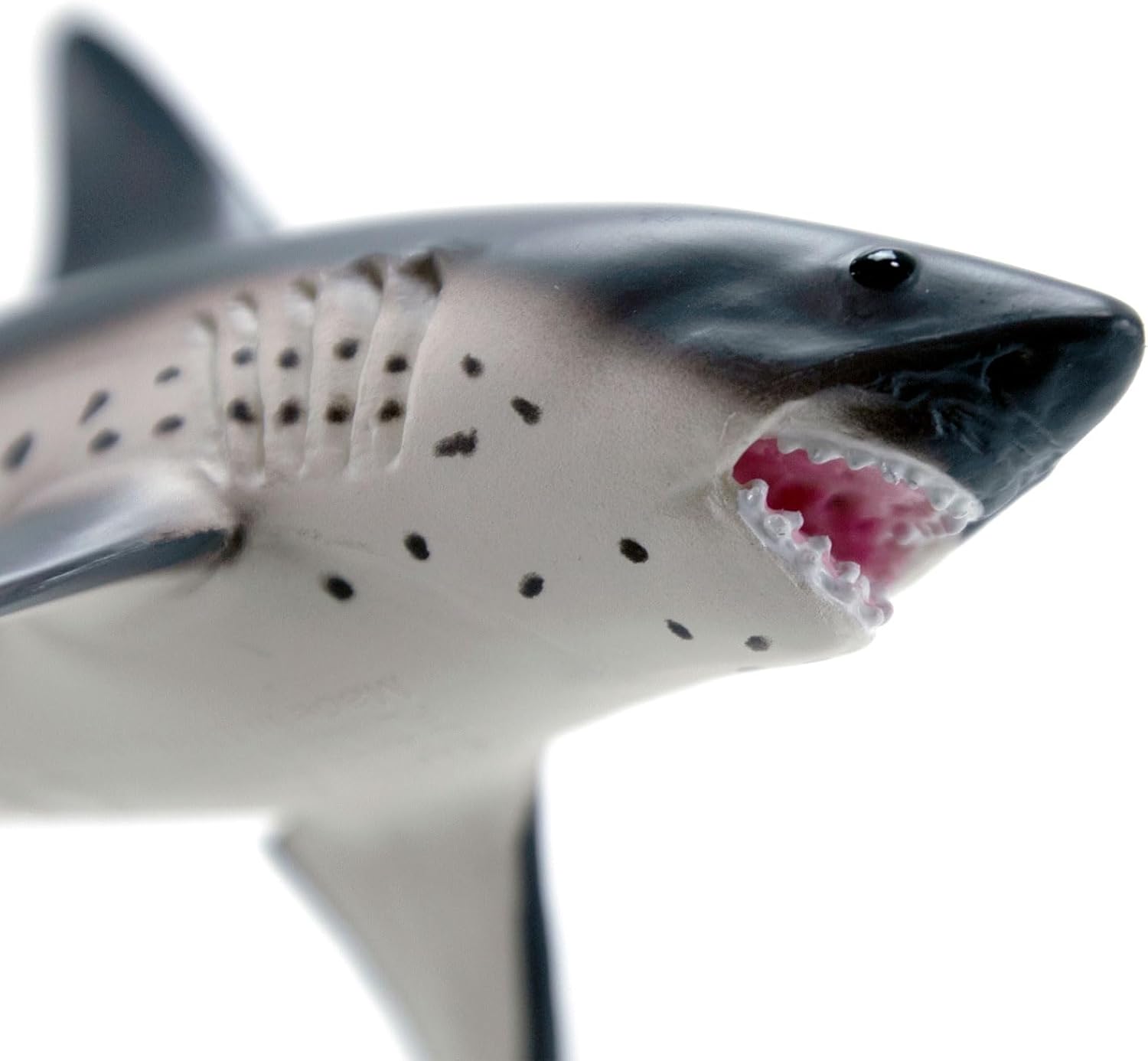 Safari Ltd. Figura de tiburón salmón  Pintada a mano, realista modelo de 5.5 pulgadas  Divertido juguete educativo del océano para niños, niñas y