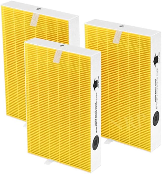 Filtro HEPA antialérgeno amarillo NRP reemplazo para purificador de aire Honeywell HPA100,200,300, 5000 Series  Filtro R 3 unidades