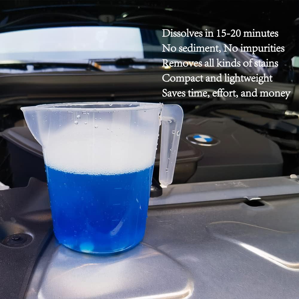 300 tabletas de líquido concentrado para limpiaparabrisas de automóvil, 1 paquete hace 315 galones, 1 pieza hace 1.05 galones (invierno uso con