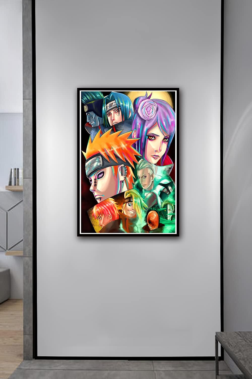 MinHua Akatsuki – Póster de organización de anime japonés, arte de pared para sala de estar, dormitorio, decoración de pared, carteles