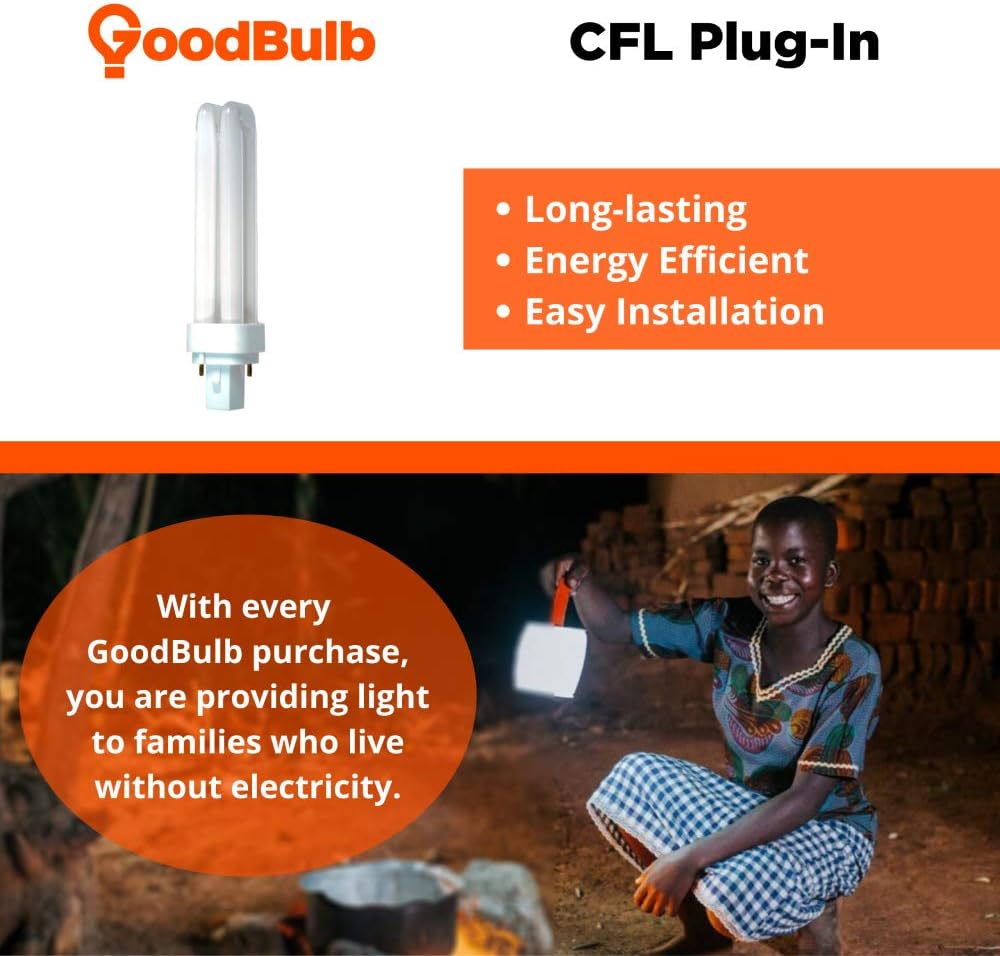 GoodBulb – Focos CFL PL, paquete de 10 unidades