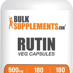 BULKSUPPLEMENTS.COM Rutin 500mg Cápsulas – de Saphora Japonica, suplemento de rutina, píldoras de rutina – Suplemento antioxidante – Vegano y sin BULKSUPPLEMENTS.COM Rutin 500mg Cápsulas – de Saphora Japonica, suplemento de rutina, píldoras de rutina – Suplemento antioxidante – Vegano y sin