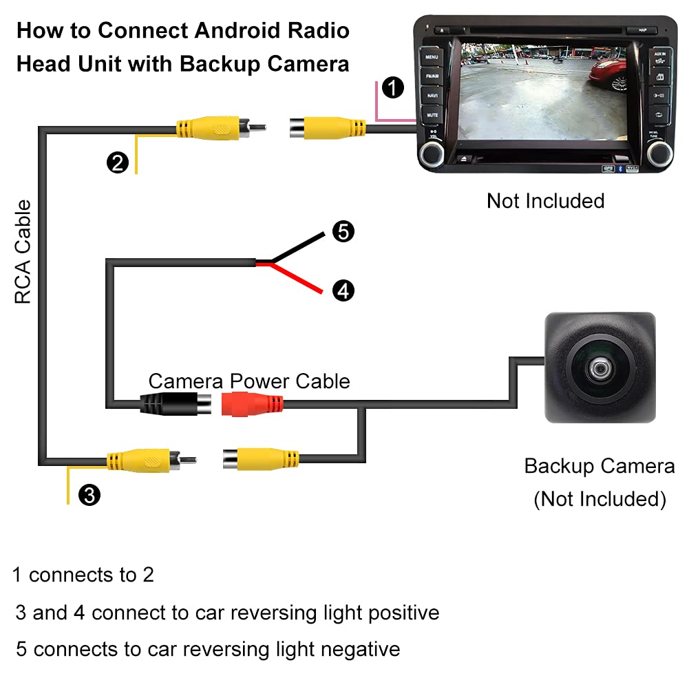Cable largo de extensión RCA de doble blindaje de video y audio para caravana, camioneta, remolque, camión, vigilancia CCTV, cámaras de visión