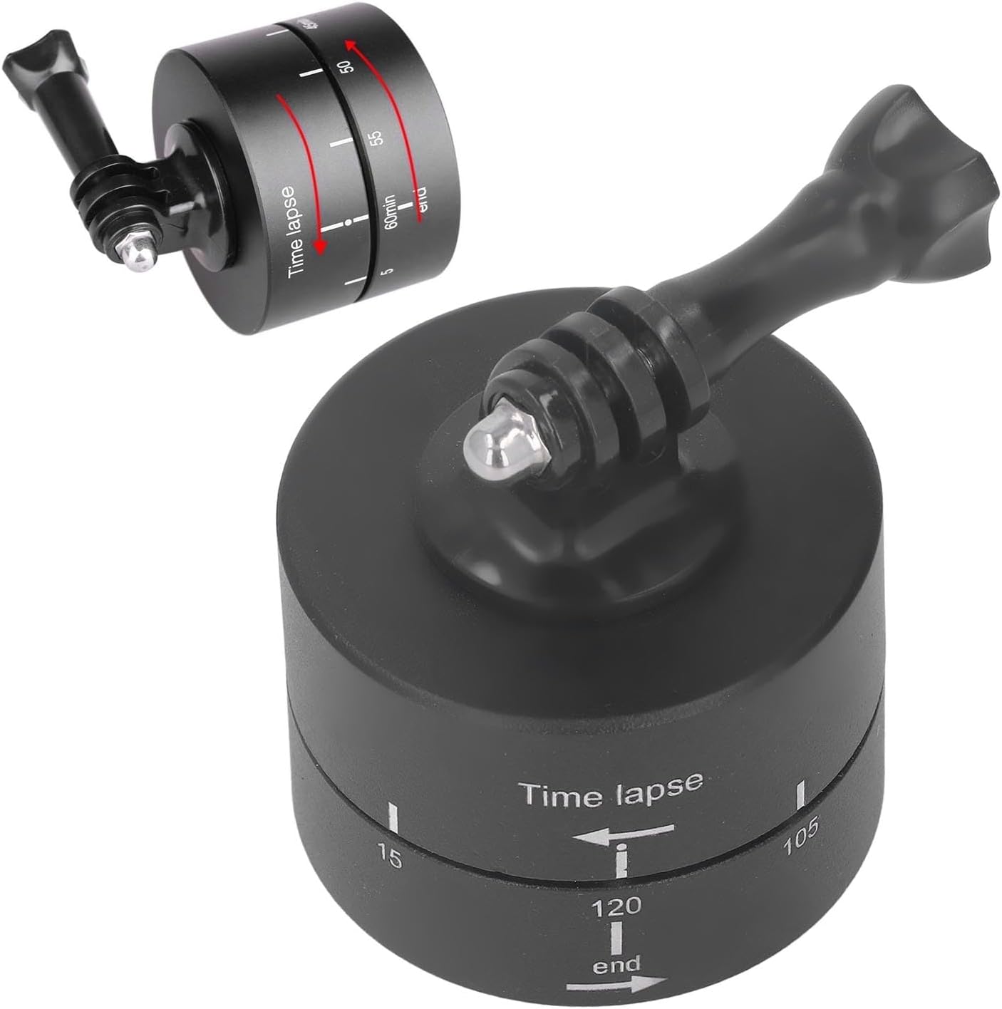Base de panorámica panorámica para cámara, rotación de 360 grados, cabeza de trípode para fotografía, sincronización de 120 minutos, capacidad de
