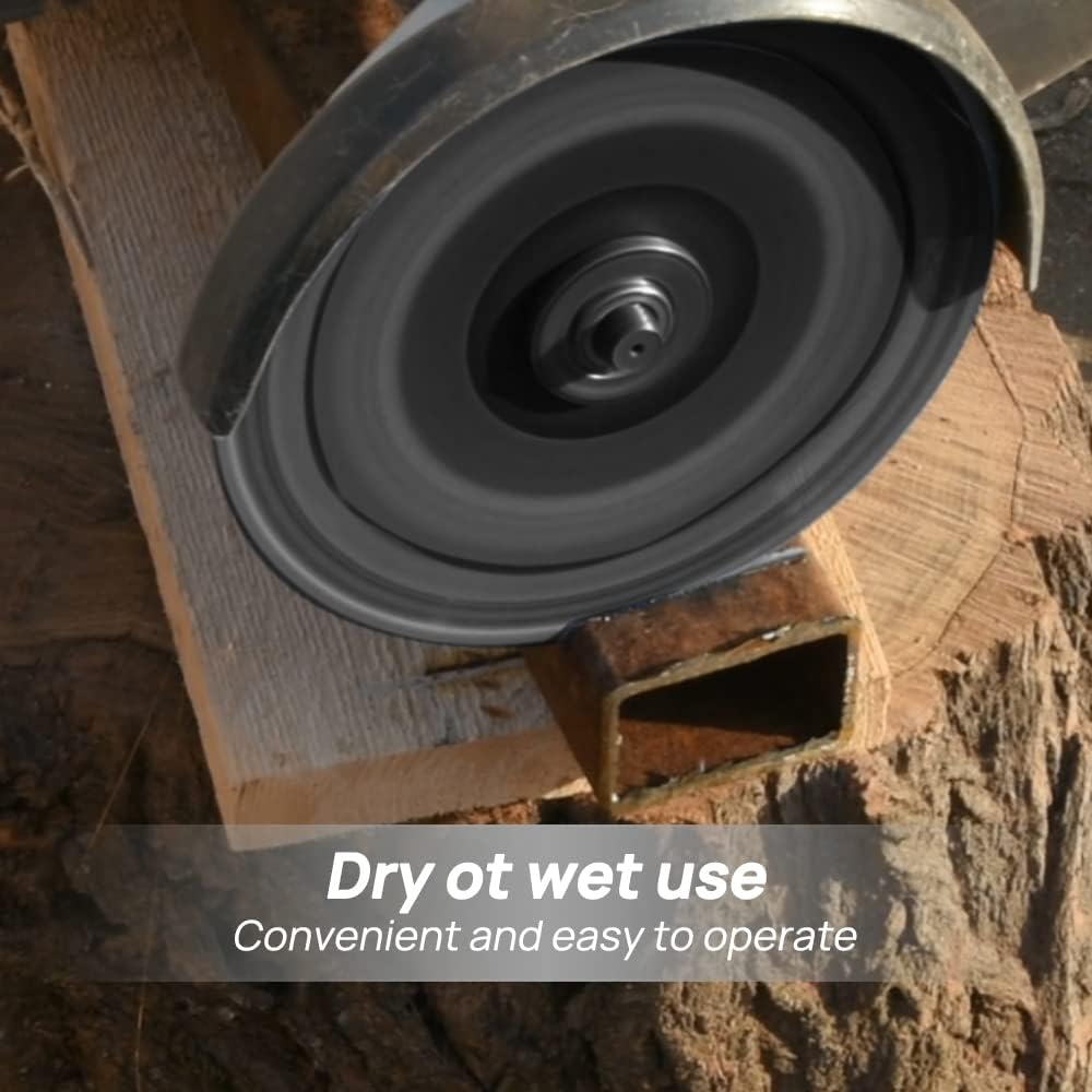 DT-DIATOOL Rueda de corte de metal de 7 pulgadas para tubo de acero multiuso Ángulo de barras de refuerzo de hierro Acero Aluminio PVCVacuum soldado