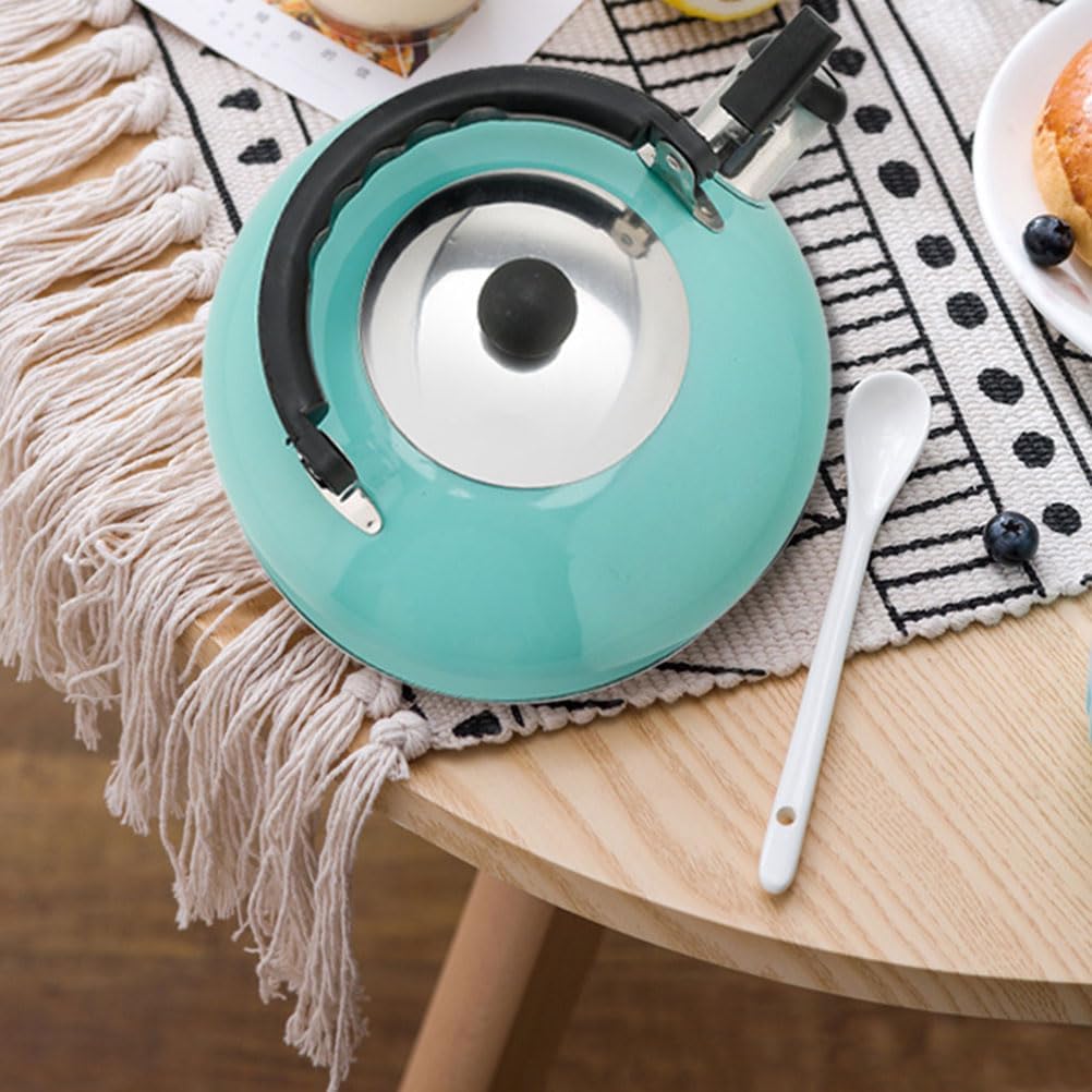 USHOBE Chirping Kettle – Jarra de agua de acero inoxidable, tetera vintage, estufa de cocina, tetera silbante, práctica tetera silbante, hervidor de