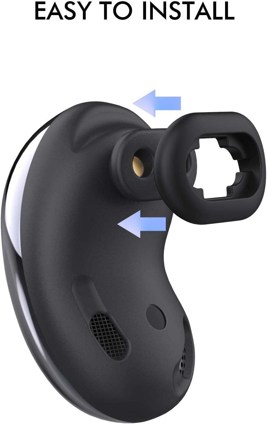 AHASTYLE Galaxy Buds Live – 6 pares de almohadillas de silicona para auriculares, accesorios de repuesto compatibles con Samsung Galaxy Buds Live