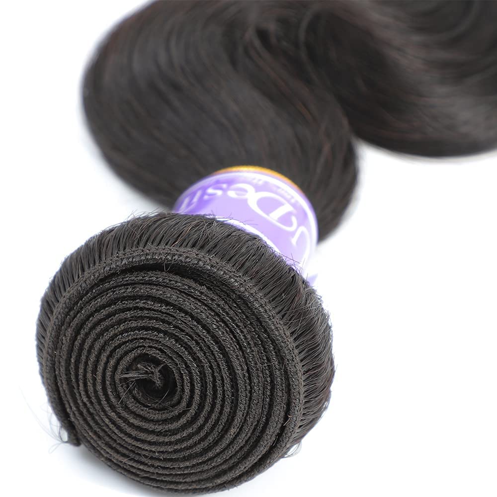 12A Grade Brazilian Body Wave Human Hair Bundles Weave Hair Human Bundles Brazilian Virgin Hair (8 Inch,Only 1 Bundle)