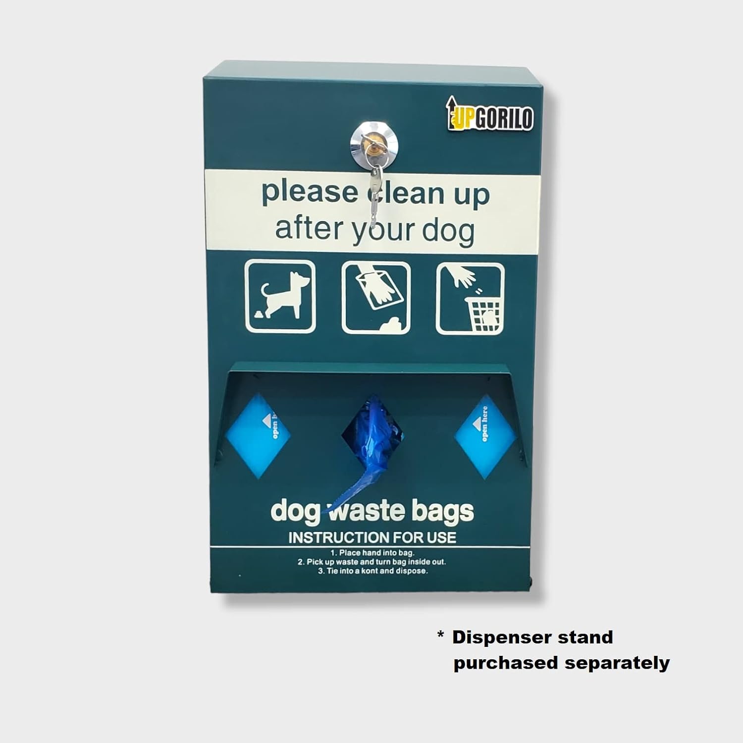 Bolsas para Heces de perro, 300unidades Azul, con corteza + con corteza