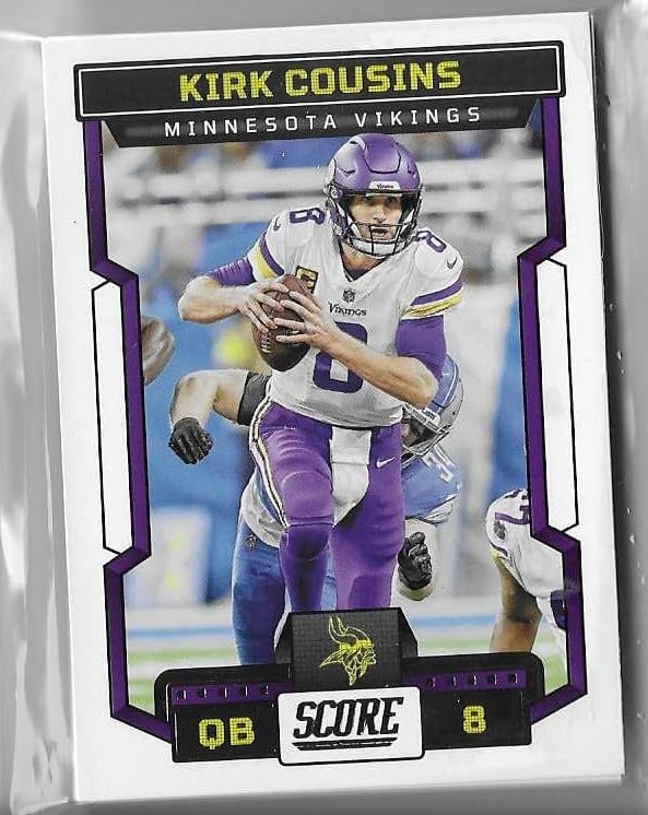 2023 Panini Score Football Minnesota Vikings Team Set Gift Pack 2023 Score Team Plus Bonus Vikings Set 2010-2022