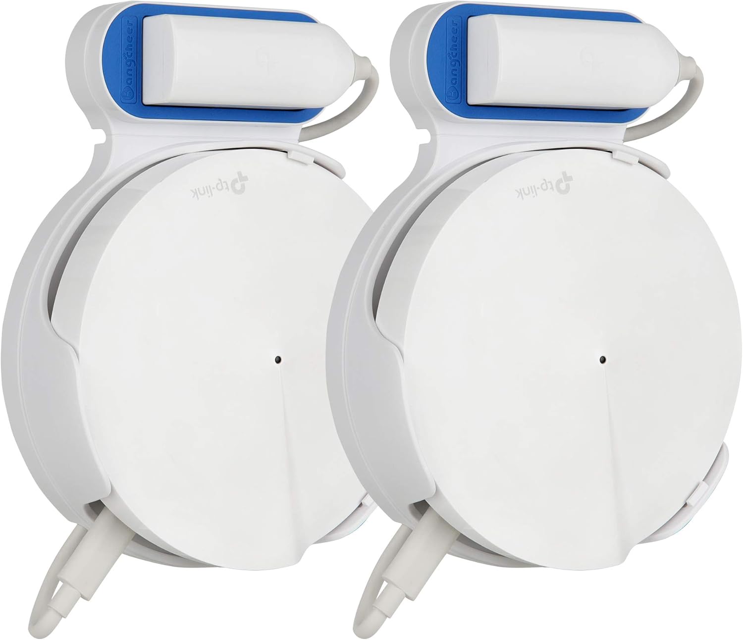 Cajas de almacenamiento de cable y línea eléctrica para enrutador WiFi, soporte de pared Deco fácil de instalar para Tp Link Deco M5, azul, paquete