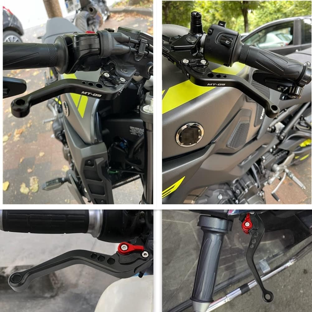DOUKI Para Suzuki GIXXER 155 GSX150F 2015-2020 Palancas de embrague de freno largo de motocicleta ajustable CNC aluminio palancas de freno de