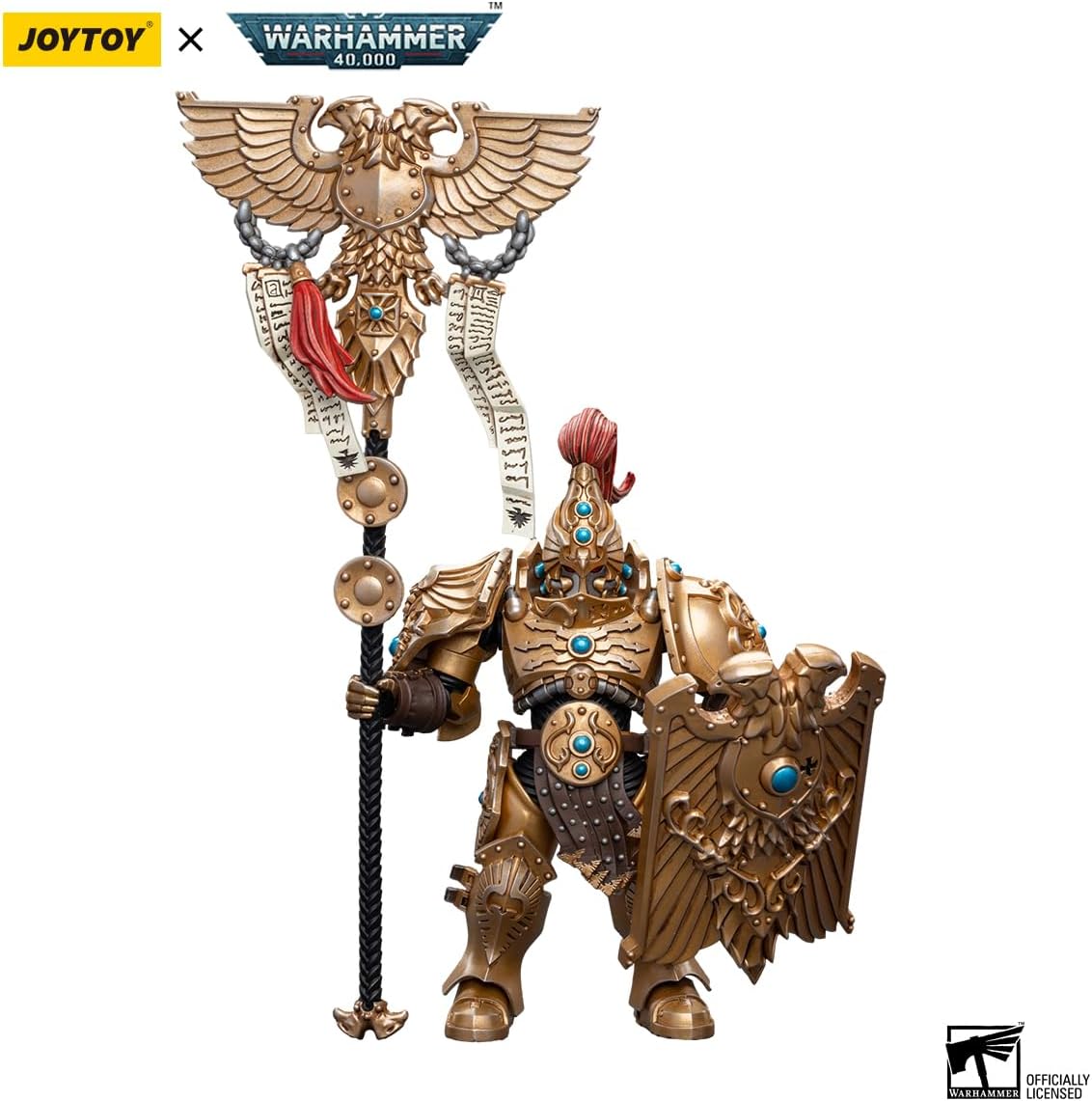 Joytoy Warhammer 40K Mecha 118 Figuras de acción Mecha Joy Toy Adeptus Custodes Vexilus Praetor