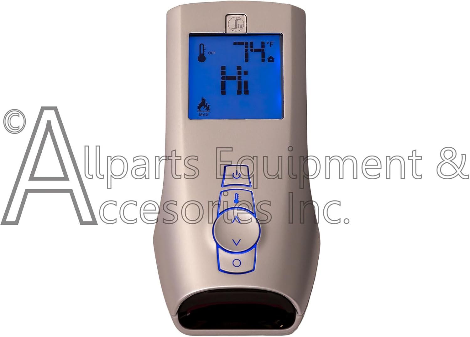 Sit 0.584.023 Proflame 1 Transmisor de plata Serie GTMF Termostato de mano con control remoto para chimenea – EncendidoApagadoAjuste de llama de