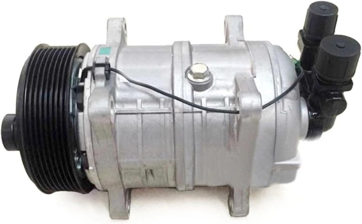 Auto Coche AC AC Compresor de aire acondicionado 8PK 24V  12V TM 15 o 16 Compresor (Color  TM16 12V)