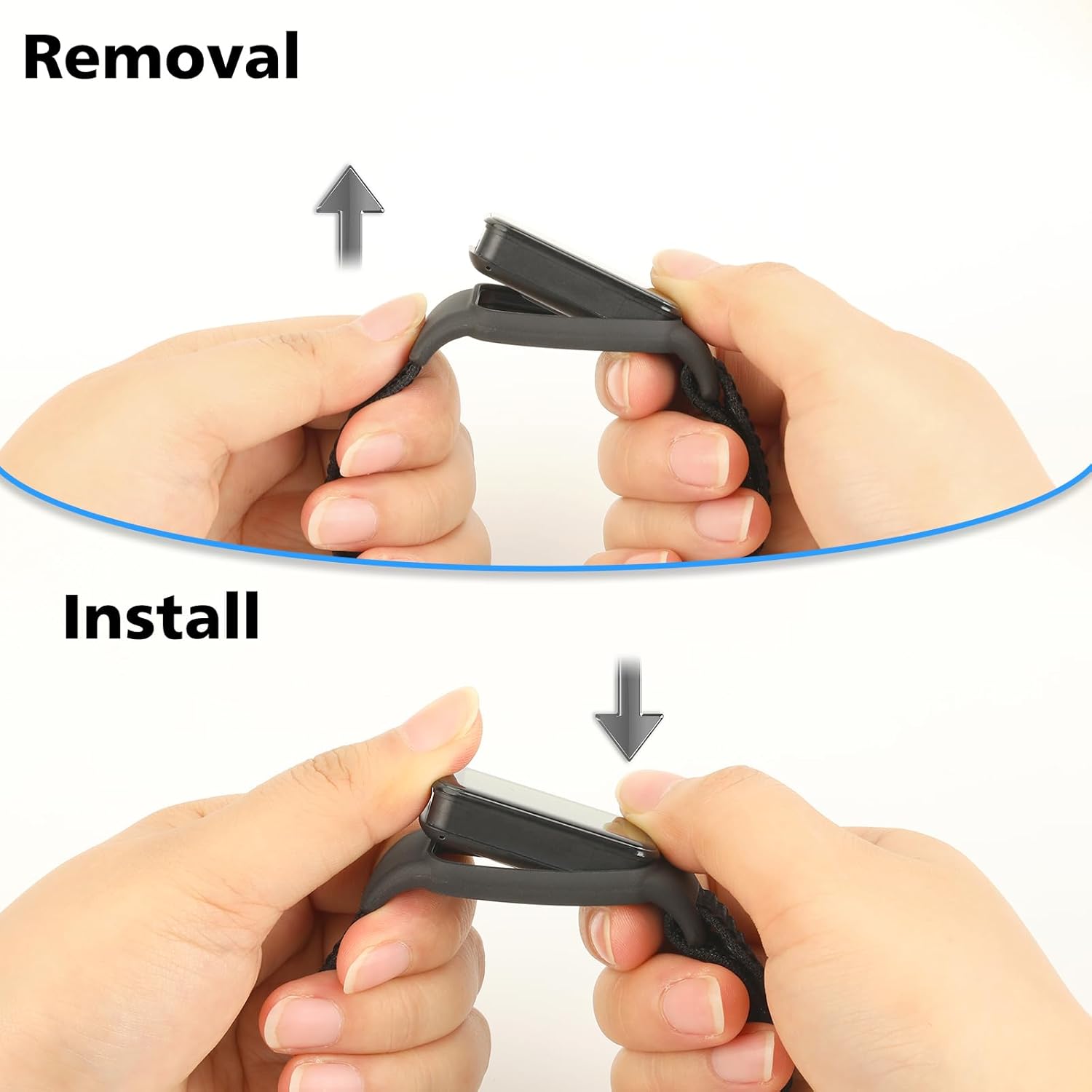 YCHDDER Solo Loop – Correas de nailon compatibles con Amazfit Band 7, suave, transpirable, cómoda, ajustable, colorida correa de repuesto deportiva