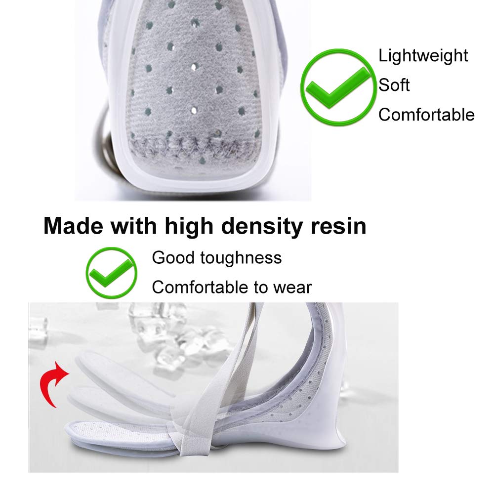 Medical AFO – Ortesis de pie de tobillo y pie, ortesis AFO para hombres y mujeres, derrame cerebral, EM, caída de pie de hemiplejía, ayuda a caminar