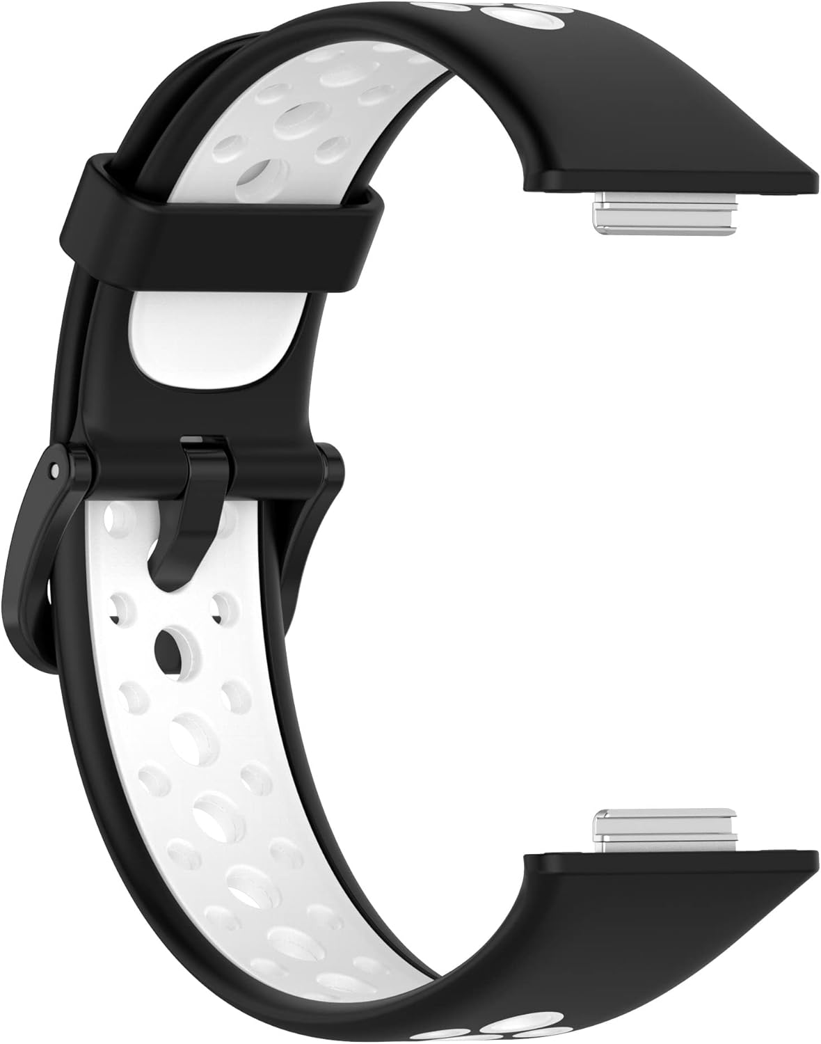 Senter Correas de repuesto de goma suave de dos colores de liberación rápida para Huawei Watch Fit 2 Smart Watch